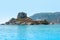 Small chapel of Saint Nicholas in the islet of Kastri in Kos island