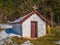 Small Chapel or tabernacle in the woods.