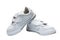 Small child sport white shoes