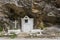 Small Christian church at Kleidi passage, next to Karpenisiotis river, on the Karpenissi - Proussos road, Evrytania, Central Greec