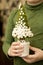 Small Christmas tree. Made of moss.