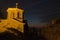 Small church inside Kalemegdan fortress at twilight, Belgrade