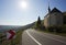 Small church on roadside at Mosel valley