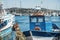 Small city port with boats in Sardinia Porto Cervo, italy