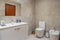 Small clean and tidy european style bathroom