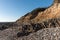 Small cliffs on la Pointe du Payre in Vendee France