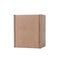 Small closed cardboard isolated