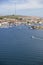 Small coastal village in Scandinavia during summer