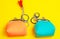 Small colorful purses