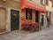 A small and cosy restaurant in Venice, Veneto, Italy