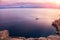 The small cove of the Corinthian gulf near Heraion of Perachora, Greece