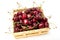 Small crate of cherries