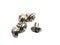 Small cross shape metal screws