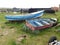 Small Derelict Boats on Lindisfarne The Holy Island