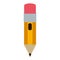 small design pencil with eraser