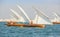 Small Dhows Racing off Dubai