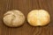 Small dietary grain bun and small white grain bun