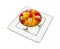 Small Dish Fruit Embroided Mat