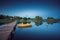 Small Dock and Boat at the lake