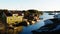 Small dock for boats on the fjord