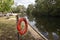 A small dock for boats on the Ovens River