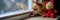 Small dog waiting by window for owner bright sunny indoor pet image with text space