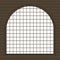 Small dormer window wih sash - 3D illustration