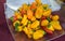 Small or Dwarf yellow bell peppers for sale