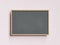 Small empty chalkboard with wooden frame