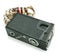 Small espionage photo camera and film