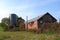 Small Farm Building With Steel Silo