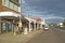 Small farming town with storefronts in Zulu Land in South Africa