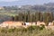 Small farming village in the Tuscan countryside