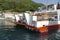 Small ferry across Bay of Kotor