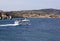 Small ferry in Cyclades