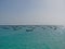 Small fishermen boats in the open sea Atlantic Ocean Sal Island Cape Verde Cabo Verde