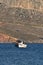 Small fishing boat on greek island kalymnos in greece