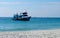 Small fishing boats near the island of Koh Samet