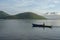 Small fishing boats refection on the fjord part 8