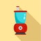 Small food mixer icon, flat style