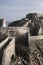 Small fortress on island in France coastline, Fort Berthaume, Br