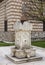 Small four-side marble fountain shadirvan