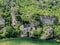 Small french village of Castelbouc in the Gorges du Tarn in France