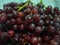 Small fresh grapes are typically characterized by their petite size and vibrant red color.