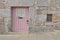 Small front door of a Portuguese home