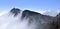 A small gazebo on the top of Emei mountain