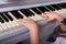 Small girl playing Piano