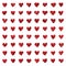 Small glitter love hearts seamless texture