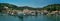 Small greek harbour panorama