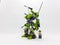 Small Green Transformable Robot Toy On White Isolation Background 05